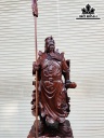 Tượng Quan Công Gỗ Cẩm Cao 72 Ngang 24 Sâu 20 (cm)