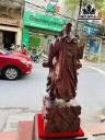 Tượng Quan Công Gỗ Cẩm Cao 72 Ngang 24 Sâu 20 (cm)