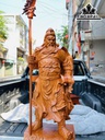 Tượng Quan Công Gỗ Hương Cao 100 Ngang 36 Sâu 24 (cm)