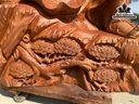 Tượng Quan Công Gỗ Hương Cao 147 Ngang 90 Sâu 55 (cm)