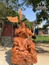 Tượng Quan Công Gỗ Hương Cao 147 Ngang 90 Sâu 55 (cm)