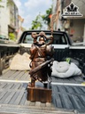 Tượng Quan Công Gỗ Mun Hoa Cao 60 Ngang 20 Sâu 14 (cm)