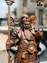 Tượng Quan Công Gỗ Mun Hoa Cao 60 Ngang 20 Sâu 14 (cm)