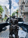 Tượng Quan Công Gỗ Mun Hoa Cao 80 Ngang 30 Sâu 16 (cm)