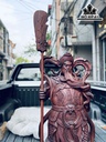 Tượng Quan Công Gỗ Tử Đàn Cao 77 Ngang 31 Sâu 27 (cm)