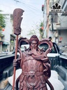 Tượng Quan Công Gỗ Tử Đàn Cao 77 Ngang 31 Sâu 27 (cm)