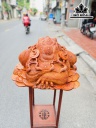 Tượng Thiềm Thừ Gỗ Hương Cao 36 Ngang 73 Sâu 50 (cm)