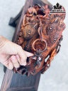 Tượng Thiềm Thừ Gỗ Trắc Cao 21 Ngang 24 Sâu 45 (cm)