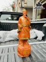 Tượng Trần Quốc Tuấn Gỗ Hương Cao 60 Ngang 19 Sâu 15 (cm)