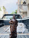 Tượng Trần Quốc Tuấn Gỗ Mun Hoa Cao 50 Ngang 18 Sâu 16 (cm)