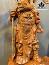 Tượng Quan Công Gỗ Hương Cao 60 Ngang 25 Sâu 15 (cm)