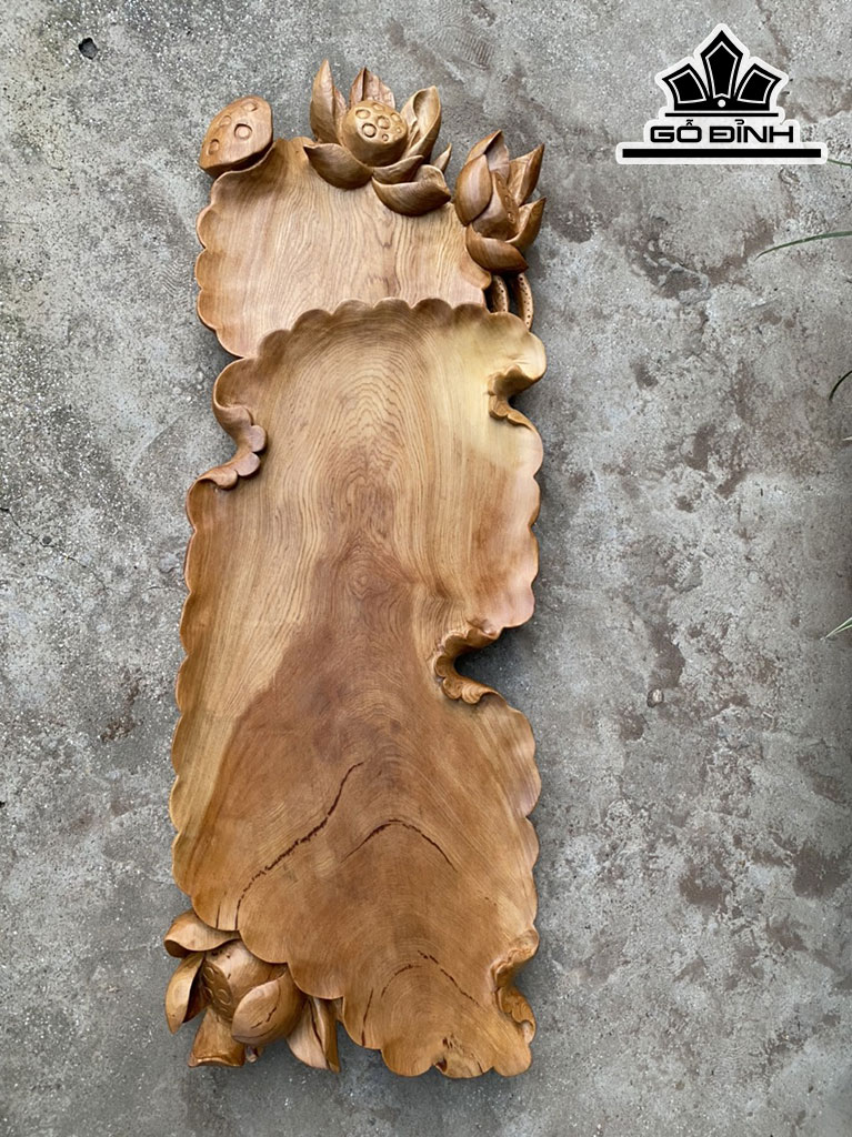 Khay Trà Gỗ Ngọc Am Ngang 88 Rộng 31 Dày 6 (cm)