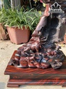 Tượng Dê Phong Thủy Gỗ Hương Cao 42 Ngang 43 Sâu 23 (cm)