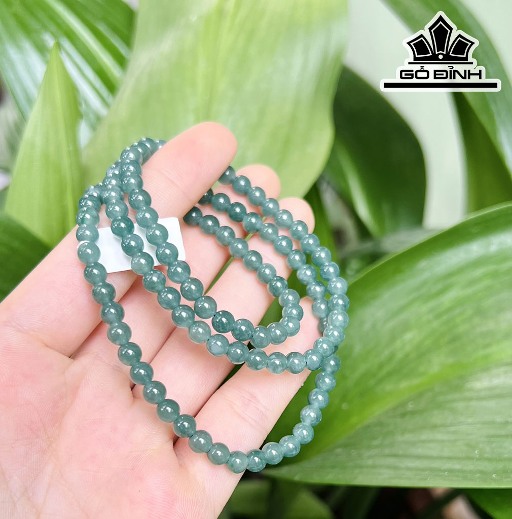 Chuỗi Đá Ngọc Lam (Turquoise) Đường Kính Hạt 5 (mm)