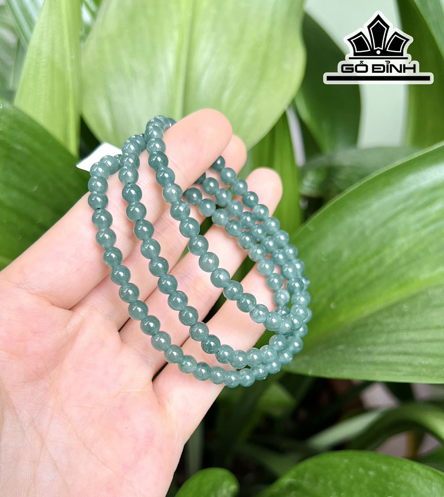 Chuỗi Đá Ngọc Lam (Turquoise) Đường Kính Hạt 5 (mm)
