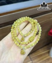 Lu Thống Đá Thạch Anh Tóc Vàng Đường Kính Hạt 5,5 (mm)