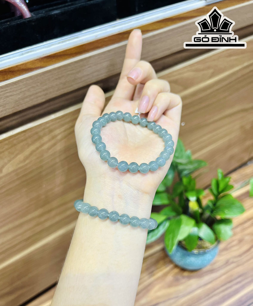 Vòng Tay Đá Thạch Anh Đường Kính Hạt 7,6 (mm)