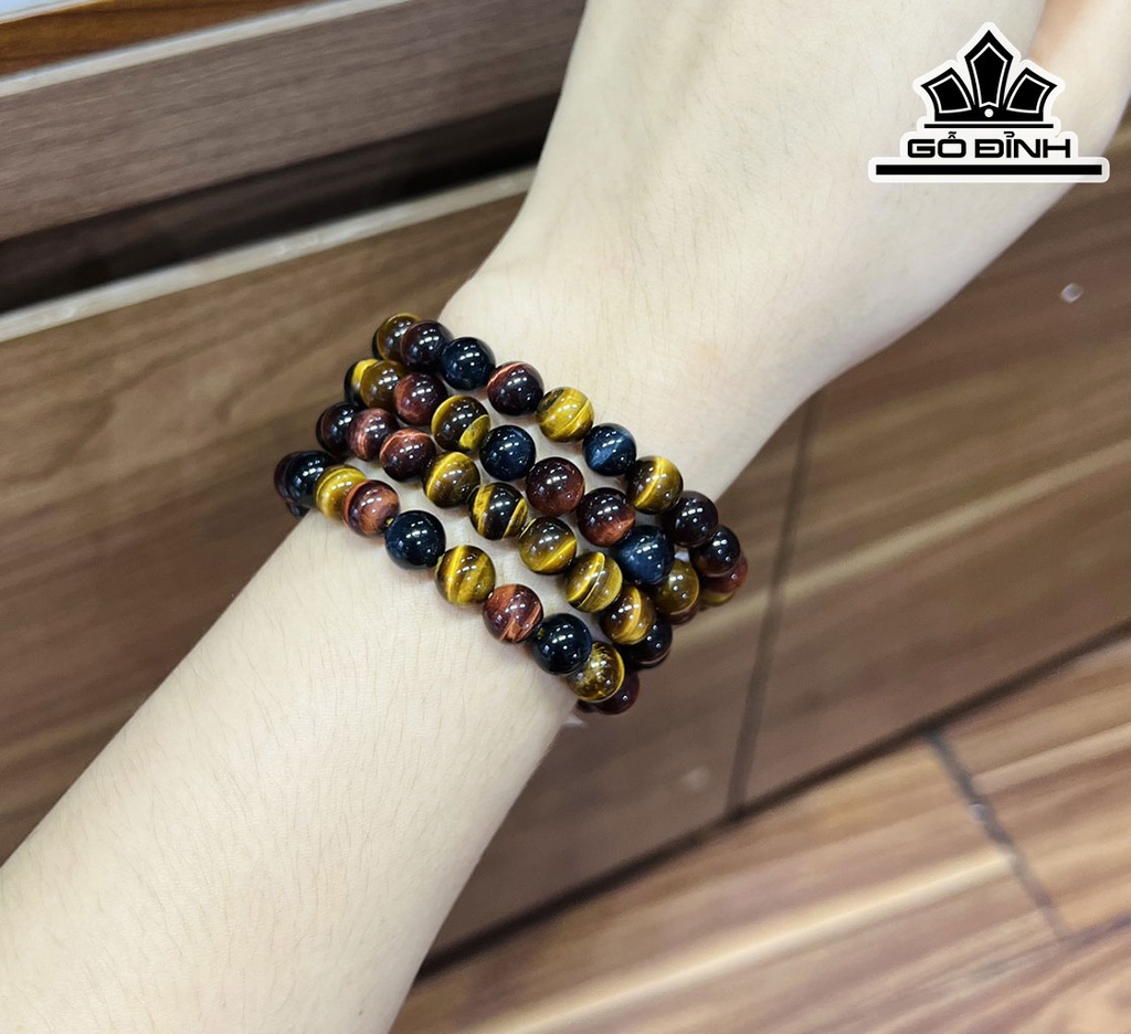 Vòng Tay Đá Thạch Anh Đường Kính Hạt 8 (mm)