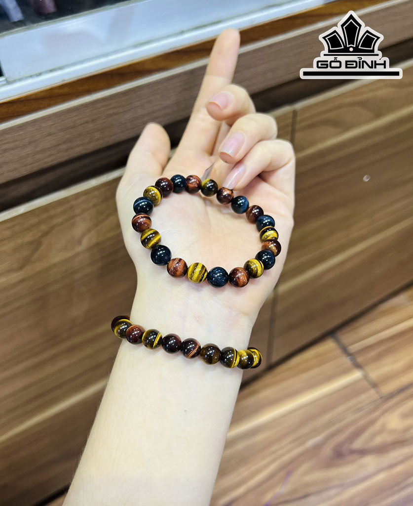 Vòng Tay Đá Thạch Anh Đường Kính Hạt 8 (mm)