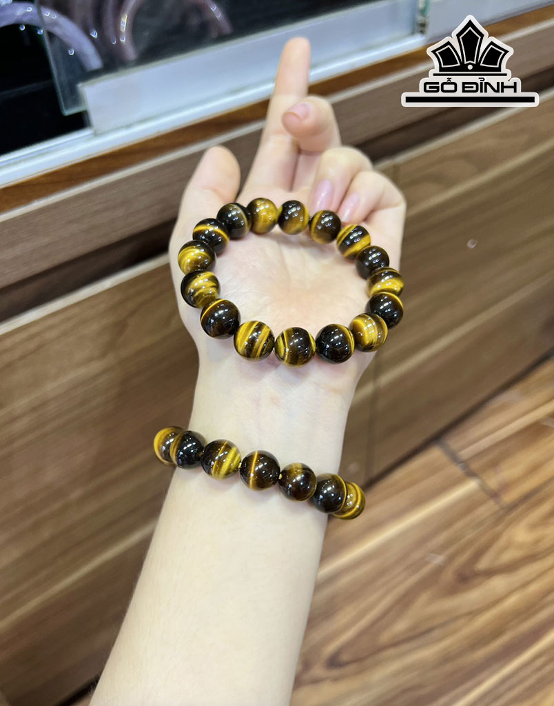 Vòng Tay Đá Thạch Anh Đường Kính Hạt 12 (mm)