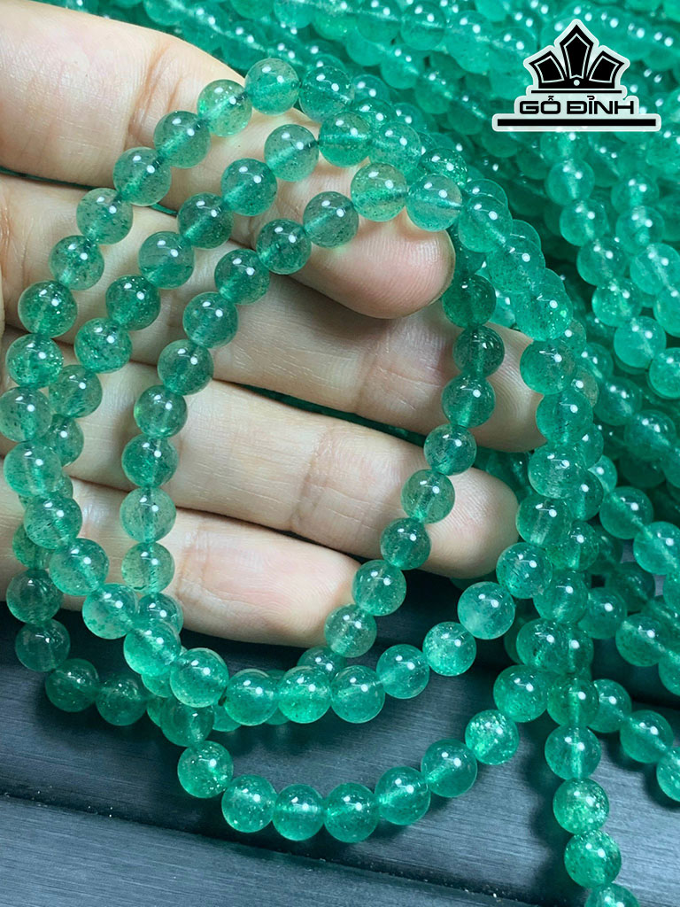 Chuỗi Đá Thạch Anh Đường Kính Hạt 6 (mm)