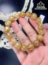 Vòng Tay Đá Thạch Anh Tóc Vàng Đường Kính Hạt 12 (mm)