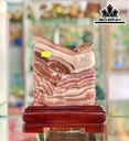 Tác Phẩm Đá Thịt Heo Đá Canxit Cao 20 Ngang 16 (cm) 3,525kg