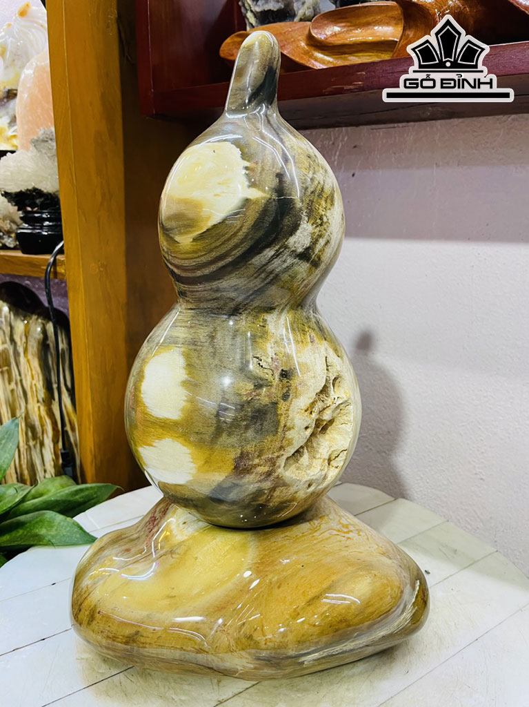 Tác Phẩm Gỗ Hóa Thạch Cao 36 Ngang 15 (cm) 11,8kg