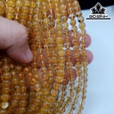 Chuỗi Đá Thạch Anh Tóc Vàng Đường Kính Hạt 5,8 (mm)