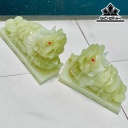 Tác Phẩm Tỳ Hưu Đá Thạch Anh Cao 15 (cm)