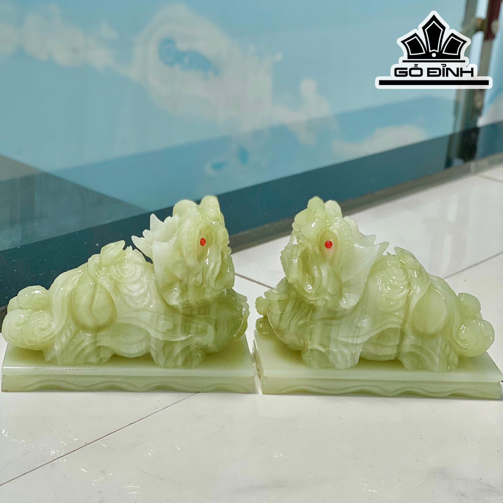 Tác Phẩm Tỳ Hưu Đá Thạch Anh Cao 15 (cm)