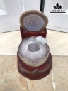 Bát Tụ Bảo Đá Cẩm Thạch (Jadeite) Cao 14,5 Đường Kính 7,5 (cm) 0.45kg
