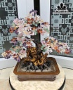 Cây Hưng Long Đá Thạch Anh Cao 39,5 Ngang 39,5 Sâu 18 (cm) 2,6kg