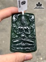 Mặt Dây Chuyền Bồ Tát Đá Cẩm Thạch (Jadeite) Cao 63 Ngang 41,5 Sâu 5 (mm)