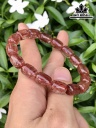 Vòng Tay Lu Thống Đá Thạch Anh Tóc Đỏ Đường Kính Hạt 8,2-13 (mm) 21.5-60gr