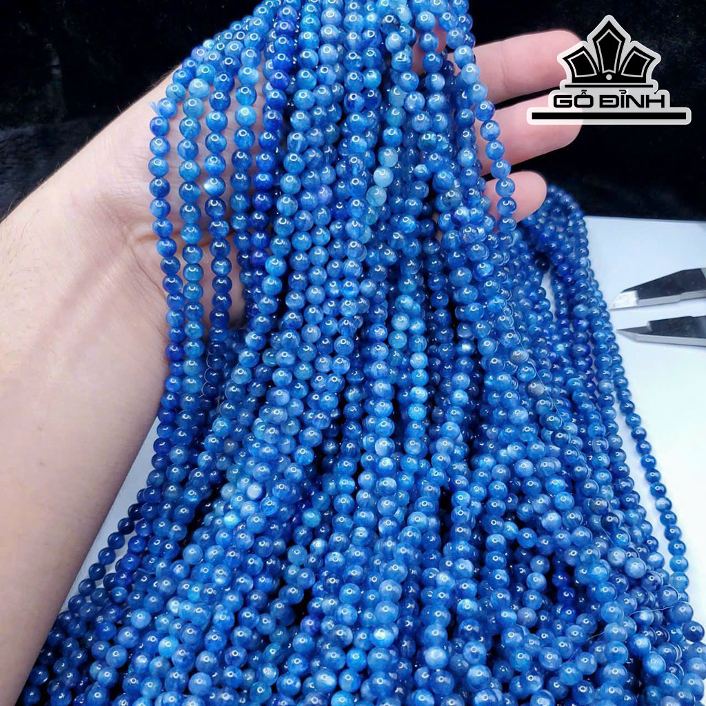 Chuỗi Đá Kyanite Đường Kính Hạt 4,8-5,8 (mm)