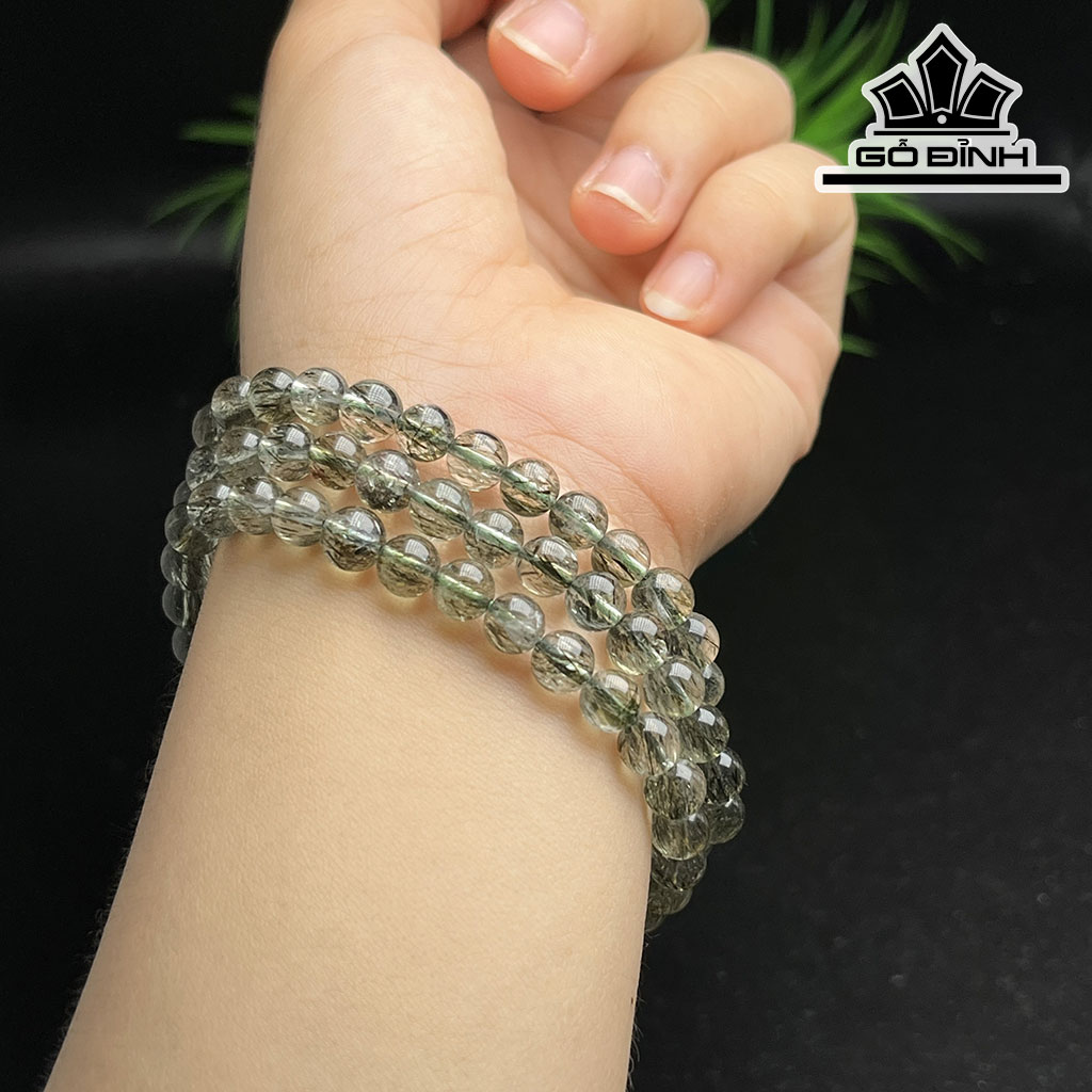 Chuỗi Đá Thạch Anh Đường Kính Hạt 6 (mm)