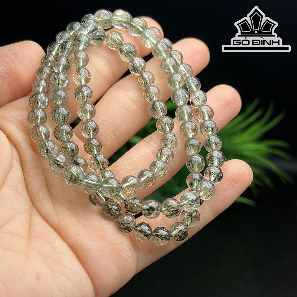 Chuỗi Đá Thạch Anh Đường Kính Hạt 6 (mm)