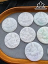 Mặt Dây Chuyền Đá Cẩm Thạch Đường Kính 53 (mm)