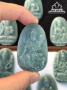 Mặt Dây Chuyền Phật Bản Mệnh Đá Cẩm Thạch (Jadeite) Cao 4,75 Ngang 3 Sâu 0,6 (mm)