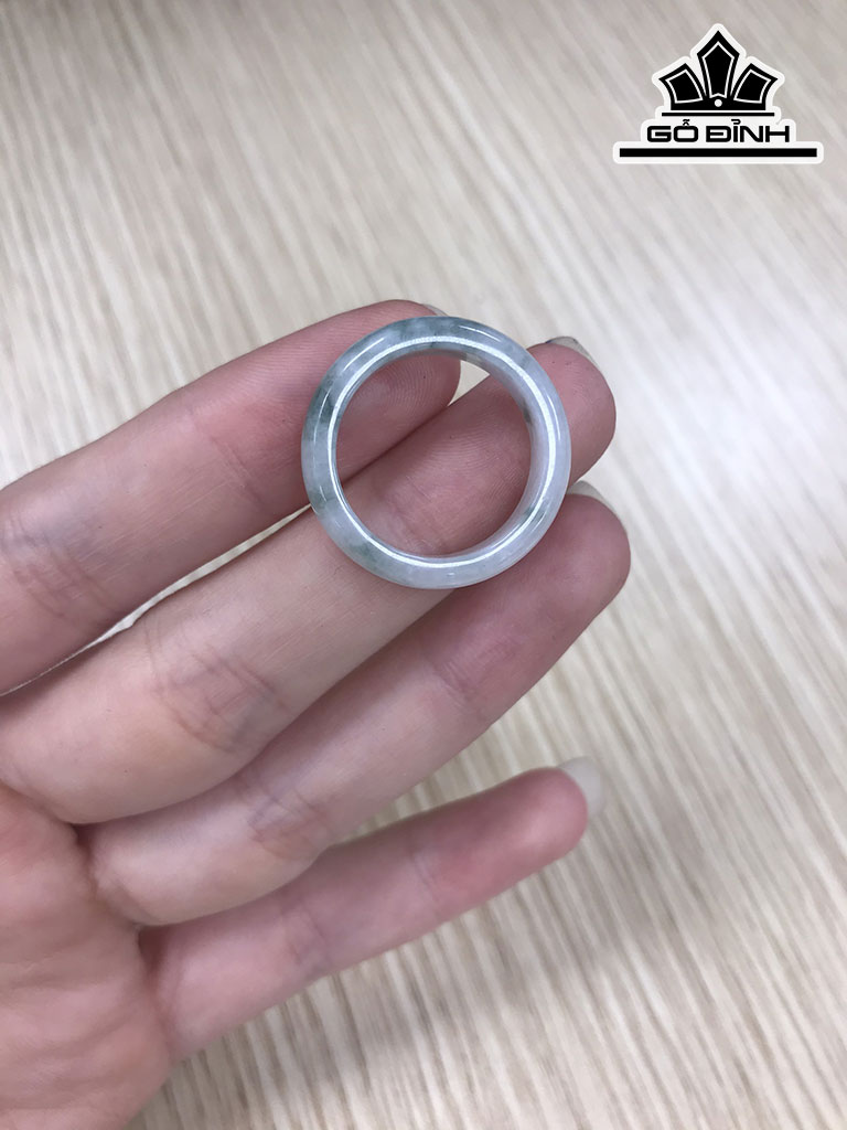Nhẫn Đá Cẩm Thạch Đường Kính 18,28 (mm)