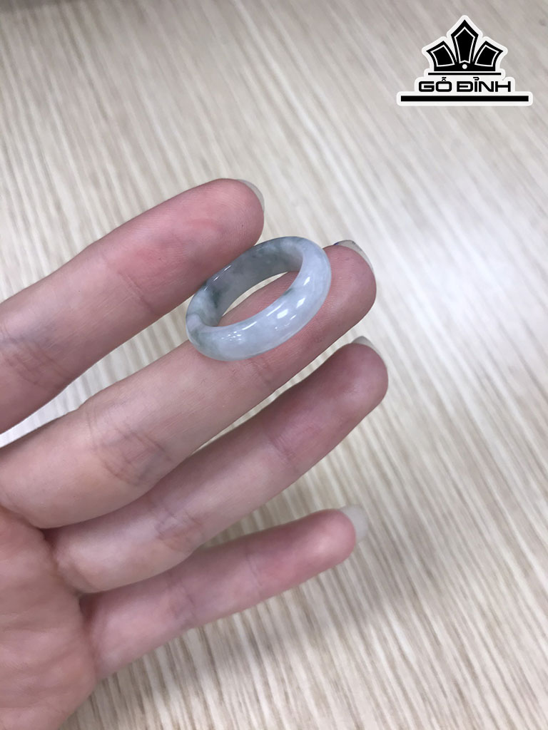 Nhẫn Đá Cẩm Thạch Đường Kính 18,28 (mm)