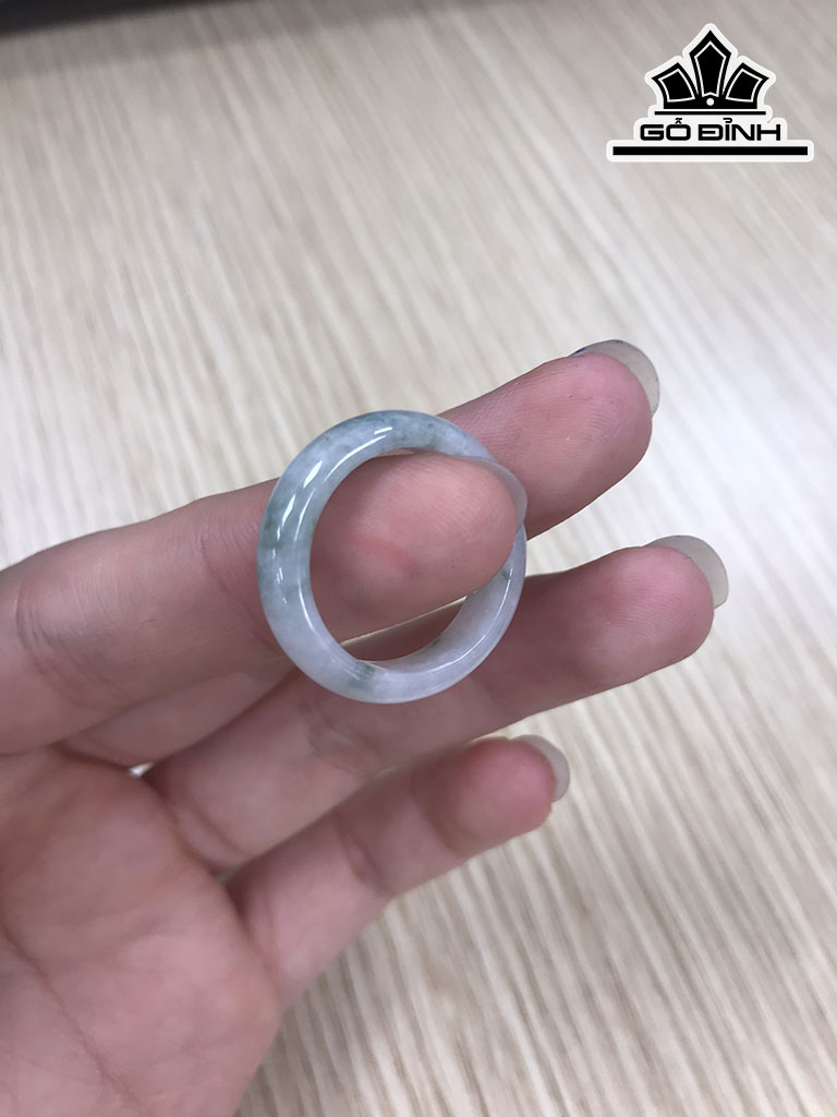 Nhẫn Đá Cẩm Thạch Đường Kính 18,28 (mm)