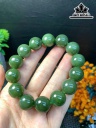 Vòng Tay Đá Ngọc Bích (Nephrite Jade) Đường Kính Hạt 14 (mm)