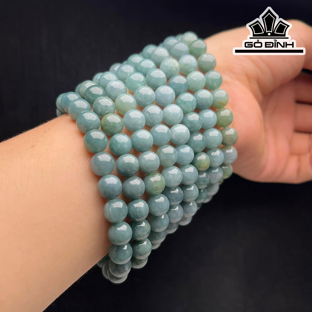 Vòng Tay Đá Ngọc Lam (Turquoise) Đường Kính Hạt 8 (mm)