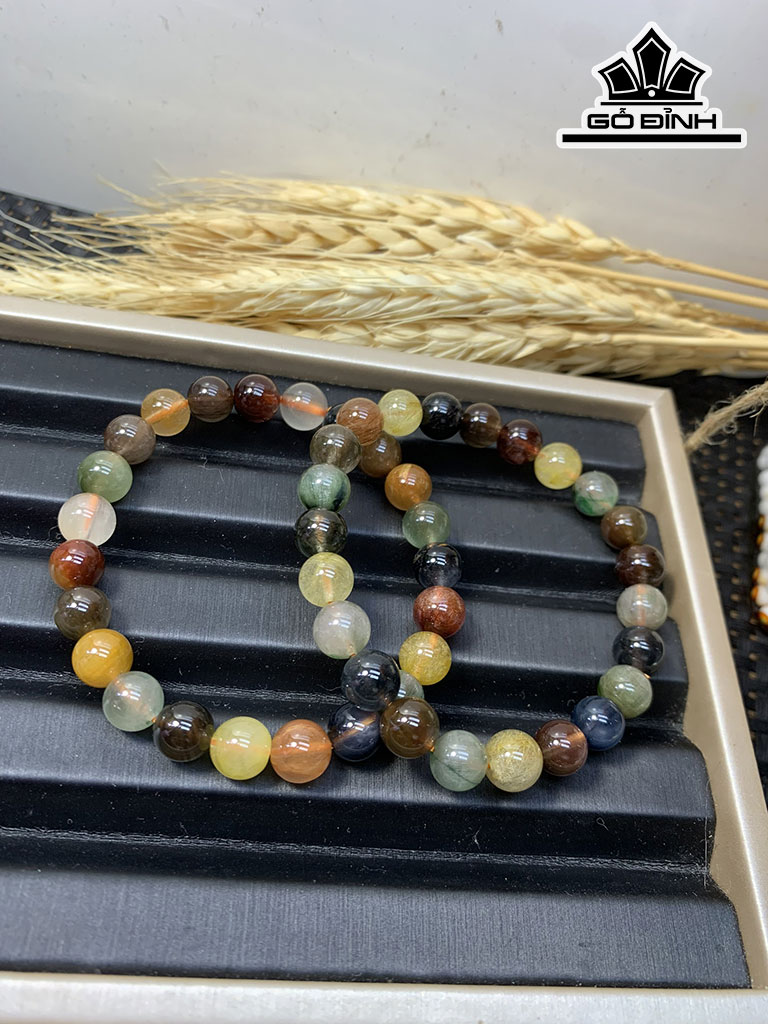 Vòng Tay Đá Thạch Anh Đường Kính Hạt 8,2 (mm)