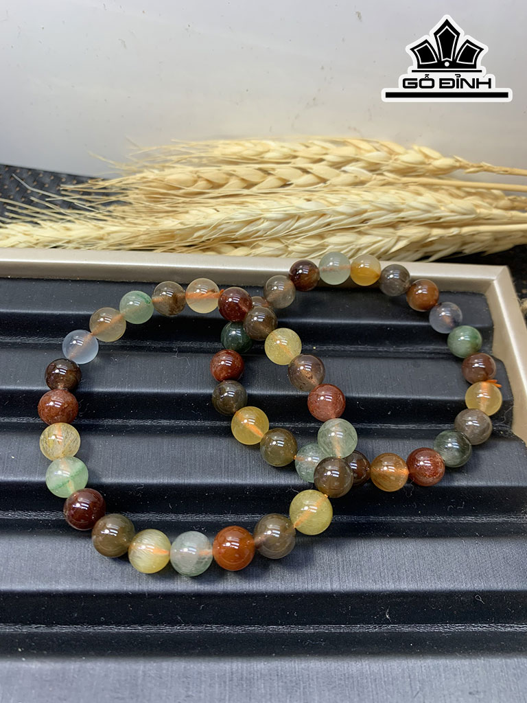 Vòng Tay Đá Thạch Anh Đường Kính Hạt 8,2 (mm)