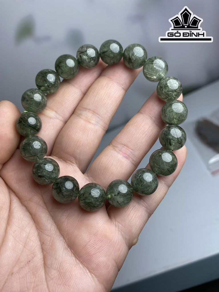 Vòng Tay Đá Thạch Anh Đường Kính Hạt 11,5 (mm)