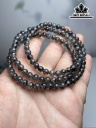 Vòng Tay Đá Thạch Anh Tóc Đen Đường Kính Hạt 5 (mm)