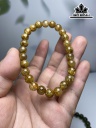 Vòng Tay Đá Thạch Anh Tóc Vàng Đường Kính Hạt 7 (mm)